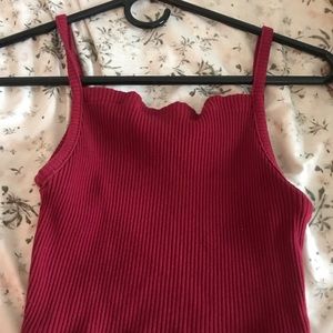 Red Crop Top